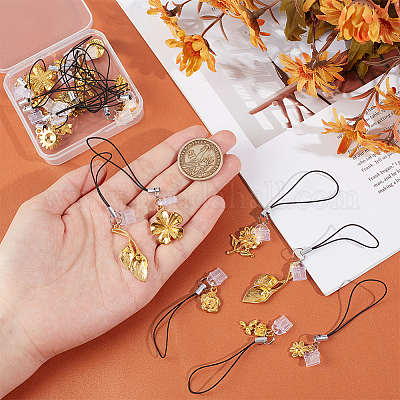 20 шт. 10-х стильных ремешка для мобильного телефона из сплава&nbsp;HJEW-OC00114-1