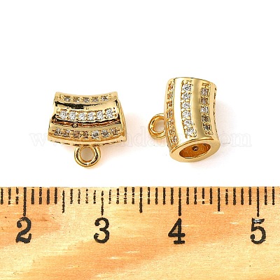 Латунные дужки из латуни с микропаве из кубического циркония KK-M277-09D-G-1