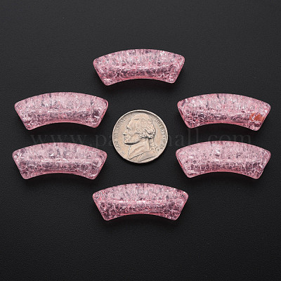 Прозрачных бусин акриловые треск CACR-S009-001B-N26-1