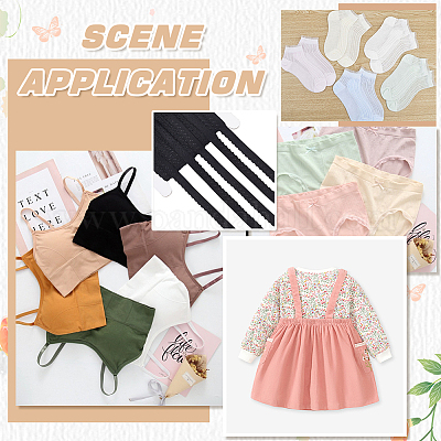 Резинка для чинлона с волнистыми краями EC-GF0001-41A-1