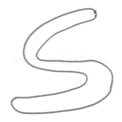 Ожерелья из шариковой цепи из нержавеющей стали 304 CHS-O005-B-1.5mm-1