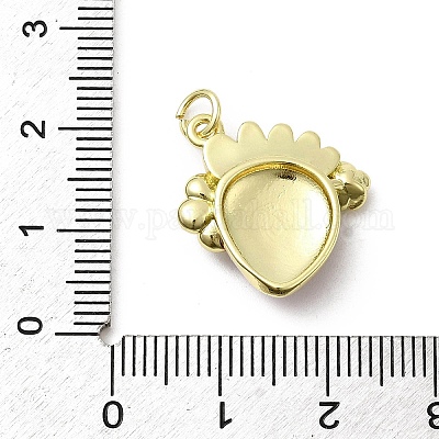 Латунь эмаль подвески KK-P338-06C-G-1