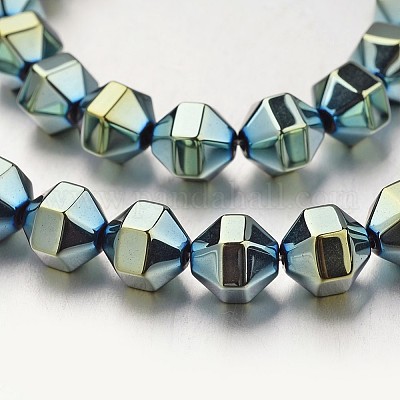 Гальванизировать немагнитных синтетический гематит нитей бисера G-F300-29B-07-1