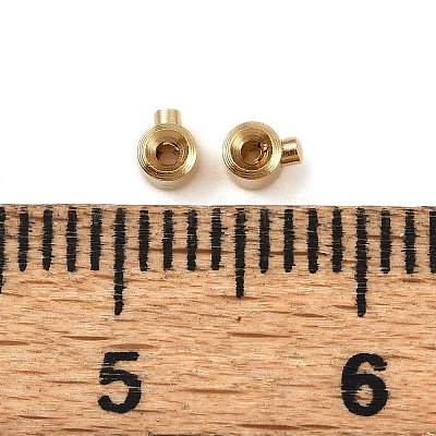 Зажимные бусины из латуни KK-P310-23A-G-1