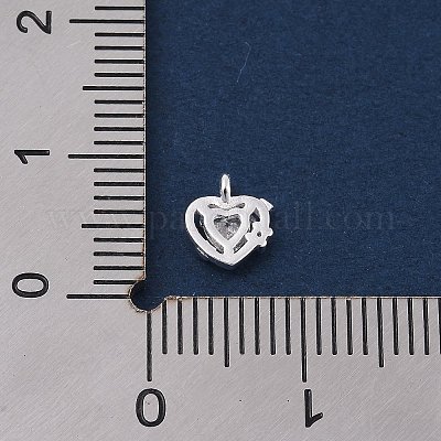 925 стерлингового серебра микро проложить кубического циркония подвески STER-Q002-02A-1