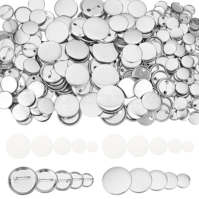 150 набор из 5 размеров железных брошей с кабошонами DIY-CA0005-16-1