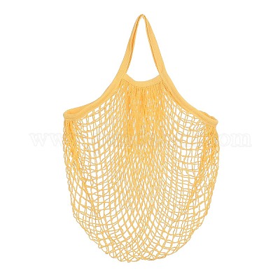 Laundry Bag Yellow Mesh Net