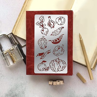 4шт 4 трафарета для резки из нержавеющей стали 304 DIY-FG0002-17-1