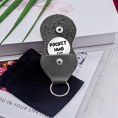 Набор памятных монет из нержавеющей стали с двусторонней гравировкой в виде сердца AJEW-GL0002-01B-1