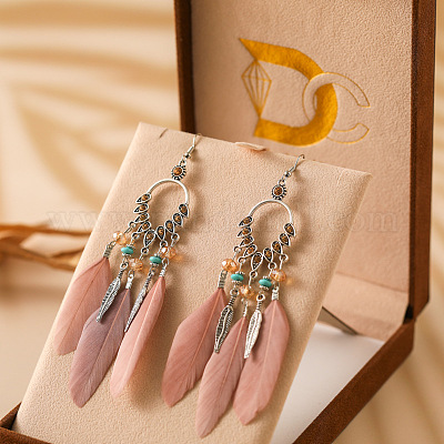 Серьги-люстры из сплава горного хрусталя в форме капли FS-WG764FB-02-1