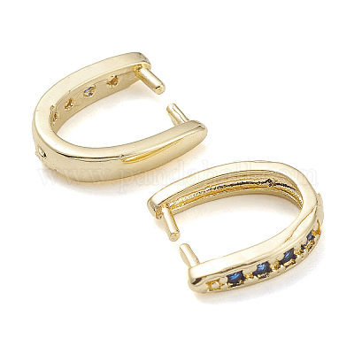 Покрытие стойки латунью с инкрустацией кубическими циркониевыми держателями кулонов KK-G464-11LG-1