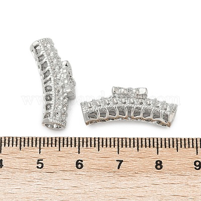 Латунные трубчатые европейские бусины KK-G532-05B-P-1