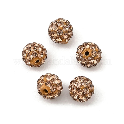 Бусины со стразами&nbsp;RB-H284-6MM-Half-246-1