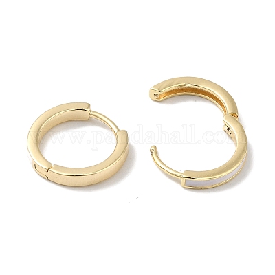 Кольцо из латуни с эмалью EJEW-U008-08G-1