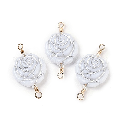 Непрозрачные акриловые звенья соединительные подвески KK-K296-07B-G-1