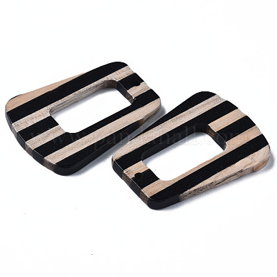 Подвески из смолы и дерева&nbsp;LS-X-RESI-N025-013A-B02-1