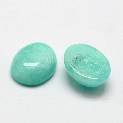 Овальные кабошоны натуральный амазонитовые&nbsp;G-O147-02B-1
