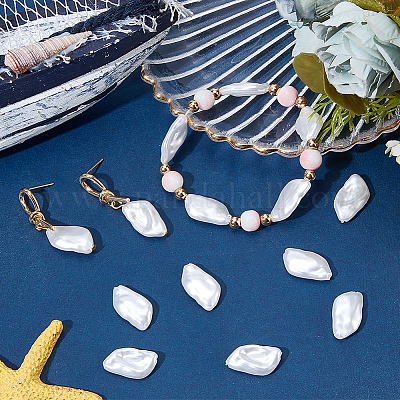 1 нить бусины из искусственного жемчуга из АБС-пластика KY-SC0002-07-1