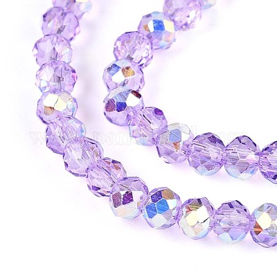 Прозрачные стеклянные бусины X-EGLA-N016-3mm-03-1