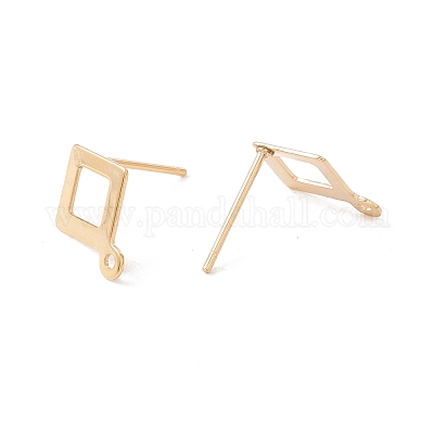 201 фурнитура для сережек-гвоздиков из нержавеющей стали STAS-P308-10G-1