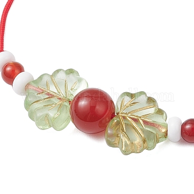 Браслеты из натуральных бусин сердолика для мужчин и женщин BJEW-MZ00208-05-1