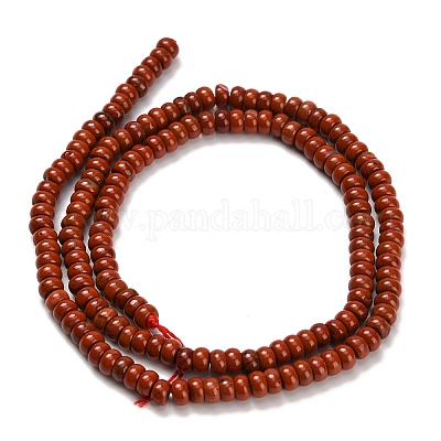 Натуральные красные яшмы бусы пряди G-Z110-B35-2x4mm-1