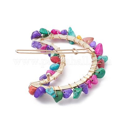 Полая заколка для волос из сплава PHAR-JH00091-02-1