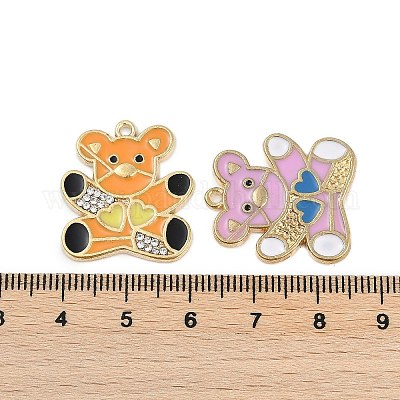 Подвески из эмали и сплава FIND-K020-28G-1