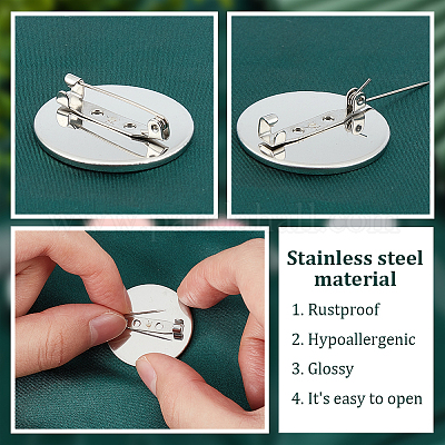 Набор для изготовления броши-пустышки DIY-UN0005-11A-1