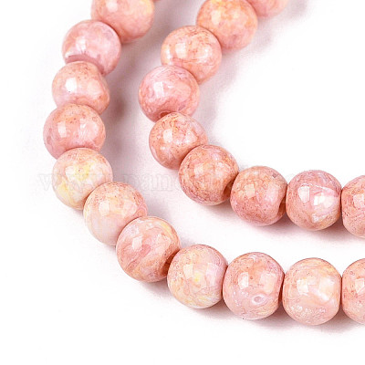 Выпечка краска бисер пряди DGLA-N016-4mm-01-1