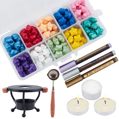 Wholesale CRASPIRE DIY Wax Seal Wax Sealing Stamps Tools Sets 