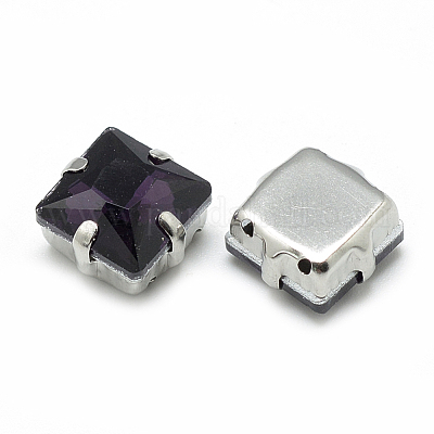 Шить на горный хрусталь RGLA-T037-8x8mm-17-1