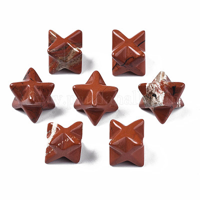 Натуральный красный бисер яшма G-T137-07-1