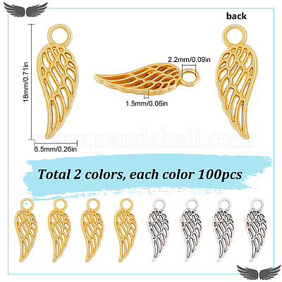 200 шт. 2 цвета подвески из сплава в тибетском стиле TIBEP-SC0002-68-1