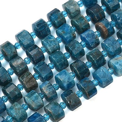 Natürliche Apatit Perlen Stränge&nbsp;G-G453-G08-7x12mm-1