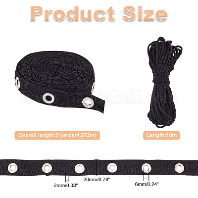 Хлопковые ленты с кольцами для петель OCOR-AR0001-51A-1