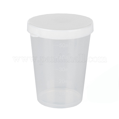 Liquid Measurement Volumetric Measuring 20Pcs Disposable Clear Cup