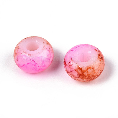 3/0 стеклянные бусины с краской для запекания GLAA-G118-02B-1