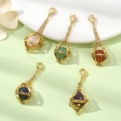 Подвесной держатель для камня из нержавеющей стали 304 HJEW-JM01533-02-1