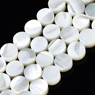 Нити бусин из натуральных трохоидных/трохус ракушек SSHEL-S266-002-1