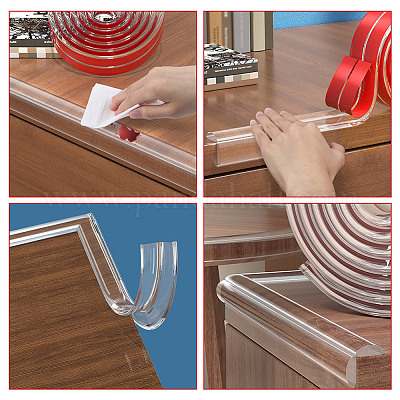 Защитный уголок из ПВХ cnticollision AJEW-WH0541-18C-1