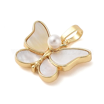 Латунные подвески из ракушек KK-I712-24G-1