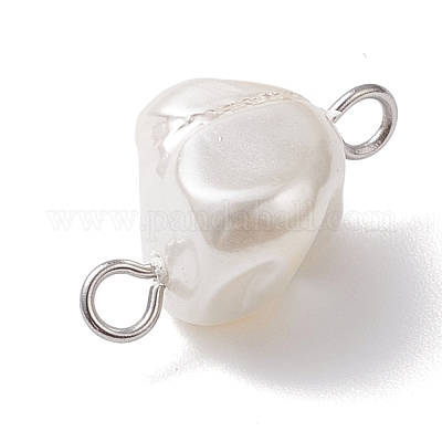 Гальванизированные звенья из ракушечных жемчужин PALLOY-JF04646-02-1