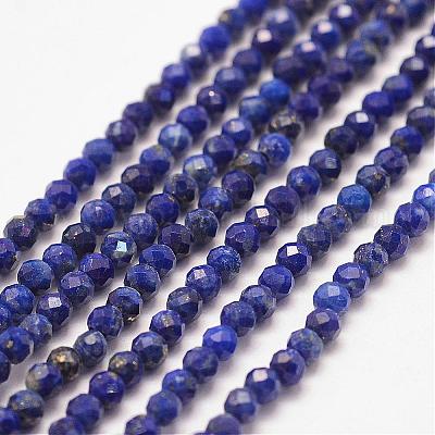 Natürliche Lapislazuli Perlenstränge&nbsp;G-P279-53-2mm-1
