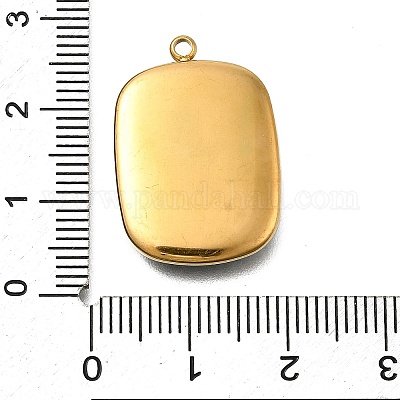 Подвески из натуральной ракушки пауа из нержавеющей стали 304 STAS-Z125-01I-G-1