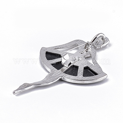 Броши / подвески из ракушек морского ушка / пауа RESI-S376-16-1