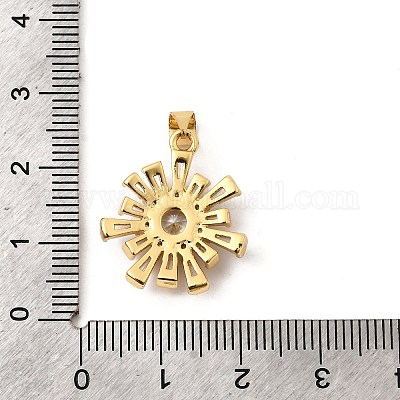 Латунные микро проложить кубического циркония подвески KK-I360-025G-1