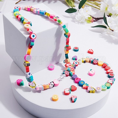 Bulk Beads Fruit Beads Polymer Clay Fruit Beads Assorted Beads