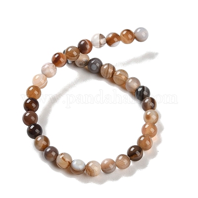 Натуральные полосатые агатовые / полосатые агатовые бусинки G-Z060-A01-A14-1