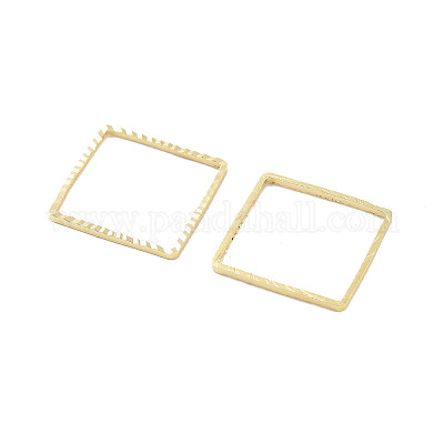 Латунные бусины в оправе KK-M288-01G-E-1